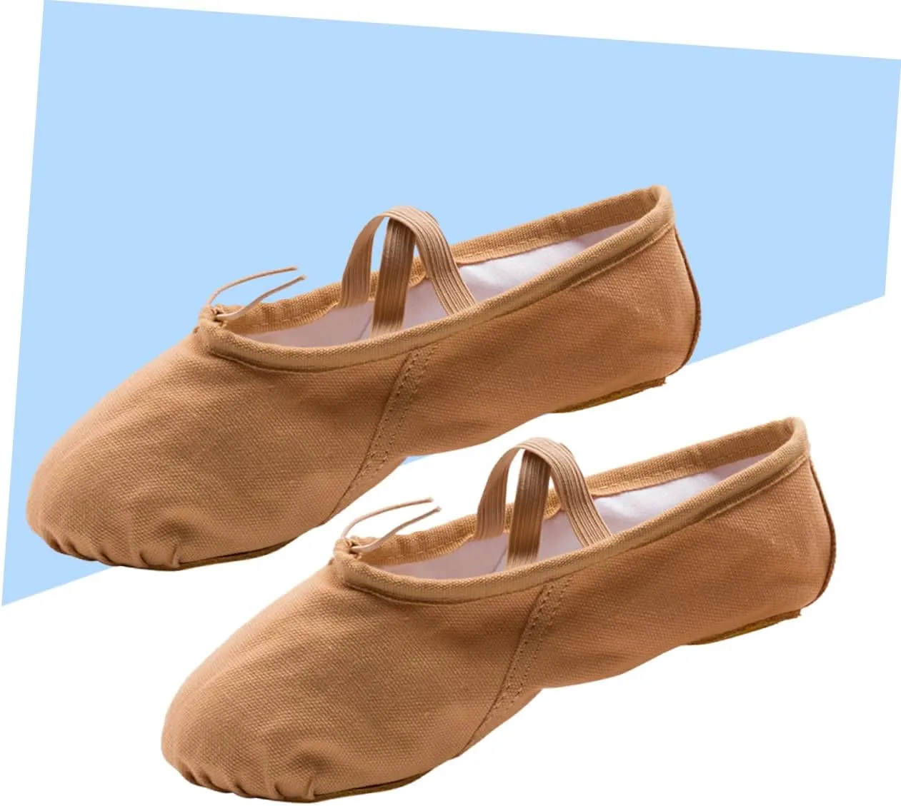 3 Pairs Ballet Dancer Shoes Ballet Pilates Shoes Flats Canvas Dance Shoes Ballet Shoes Slippers Yoga Shoes Barre Ballet Shoes Sole Ballet Shoe Soles Aldult Girl Child