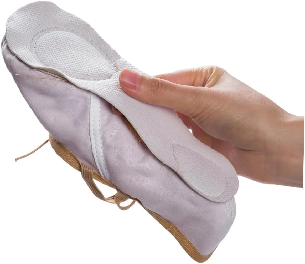3 Pairs Ballet Dancer Shoes Ballet Pilates Shoes Flats Canvas Dance Shoes Ballet Shoes Slippers Yoga Shoes Barre Ballet Shoes Sole Ballet Shoe Soles Aldult Girl Child