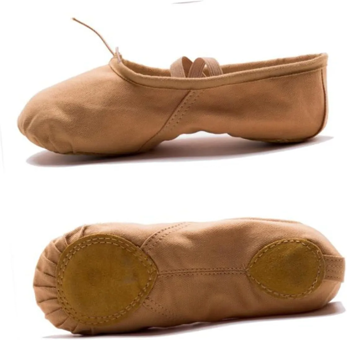 3 Pairs Ballet Dancer Shoes Ballet Pilates Shoes Flats Canvas Dance Shoes Ballet Shoes Slippers Yoga Shoes Barre Ballet Shoes Sole Ballet Shoe Soles Aldult Girl Child