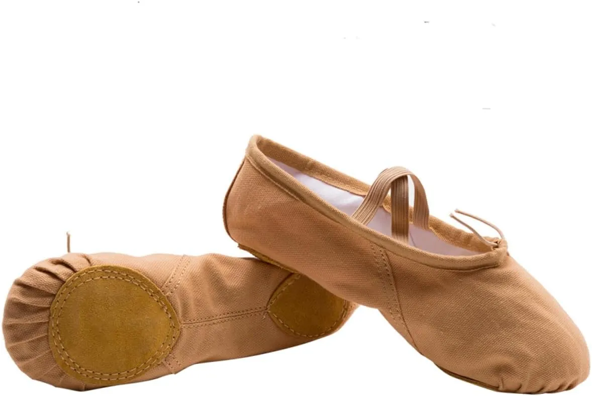 3 Pairs Ballet Dancer Shoes Ballet Pilates Shoes Flats Canvas Dance Shoes Ballet Shoes Slippers Yoga Shoes Barre Ballet Shoes Sole Ballet Shoe Soles Aldult Girl Child