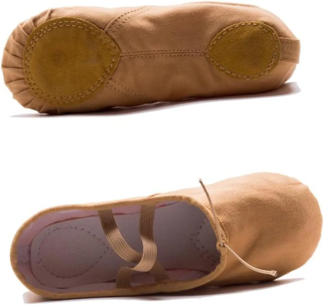 3 Pairs Ballet Dancer Shoes Ballet Pilates Shoes Flats Canvas Dance Shoes Ballet Shoes Slippers Yoga Shoes Barre Ballet Shoes Sole Ballet Shoe Soles Aldult Girl Child