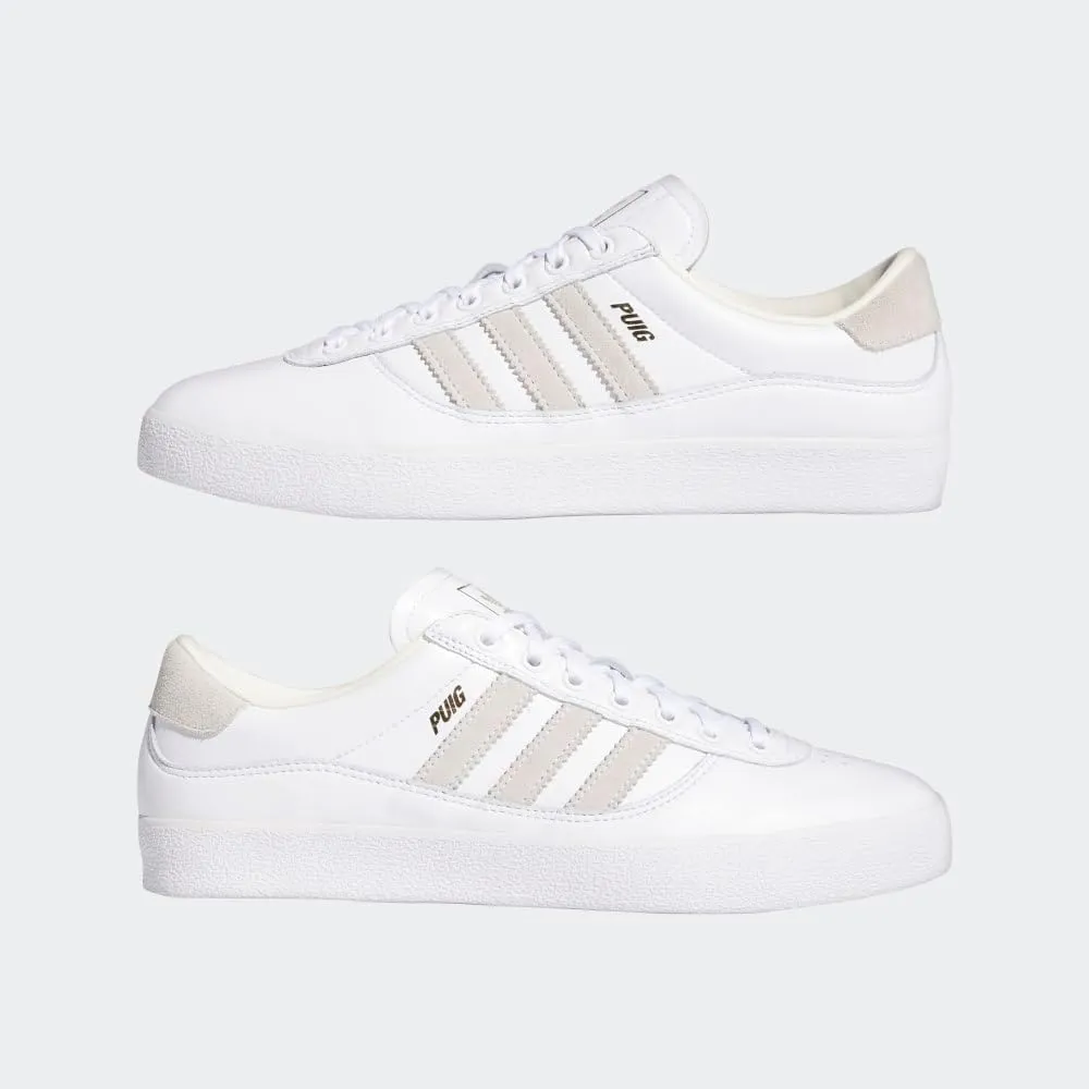 adidas Mens Puig Indoor Skate Sneakers Shoes - White