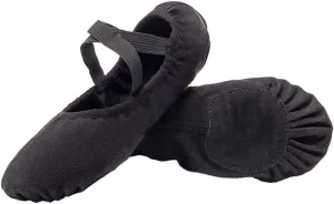 Adult Soft Sole Ballet Shoes Stretch Canvas Sole Ballet Slipper Yoga Ballet Shoes