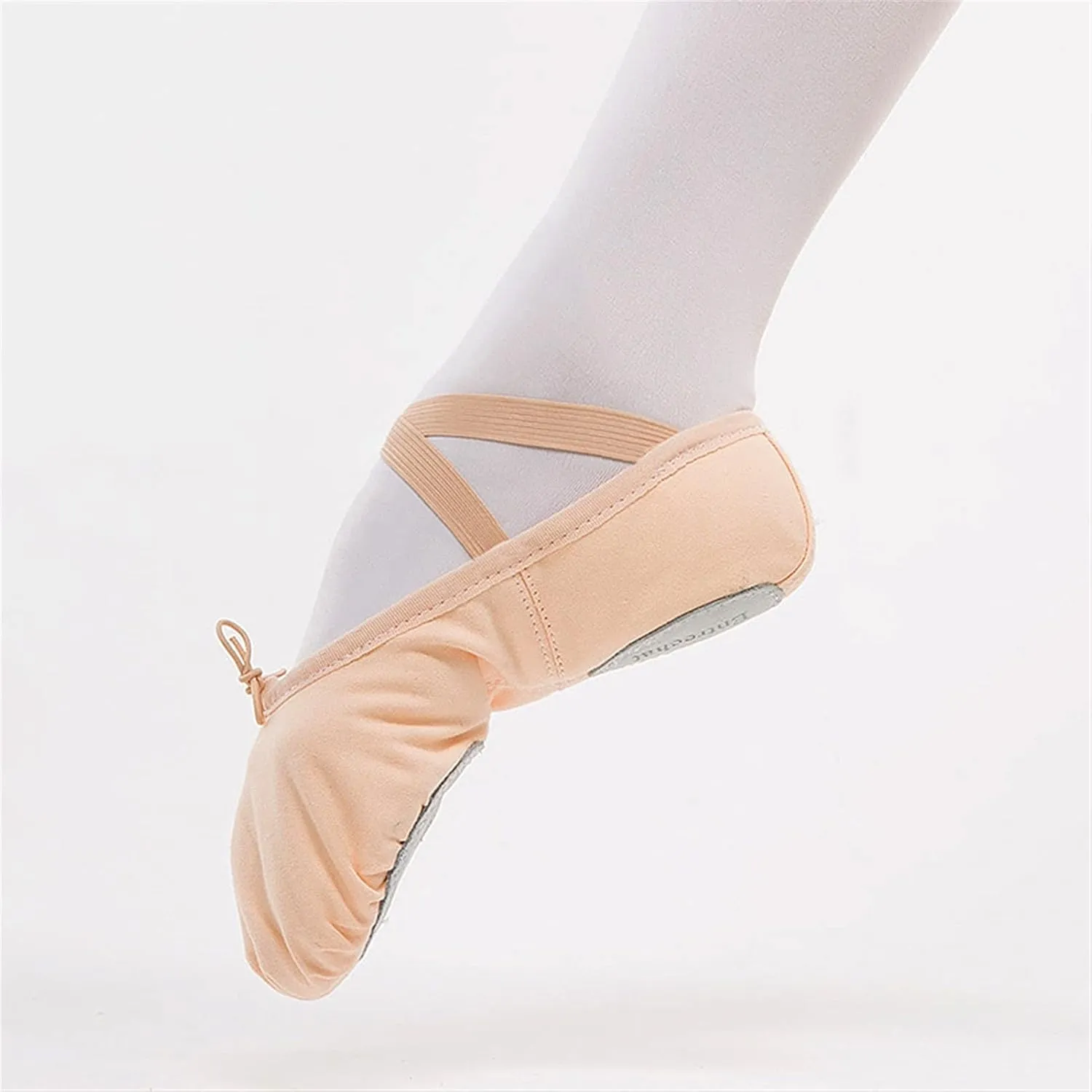 Ballet Shoes Adult Ballet Shoes Durable Canvas Split Ballet Slippers for Ladies Girls Dance Shoes Dance Slippers for Girls Toddlers Women.Flesh-7 UK