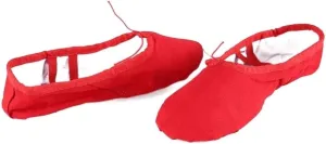 Ballet Shoes Child Yoga Slippers Gym Teacher Yoga Ballet Dance Shoes for Girls Women Ballet Shoes Canvas Kids Children Dance Slippers for Girls Toddlers Women.Red-29 EU