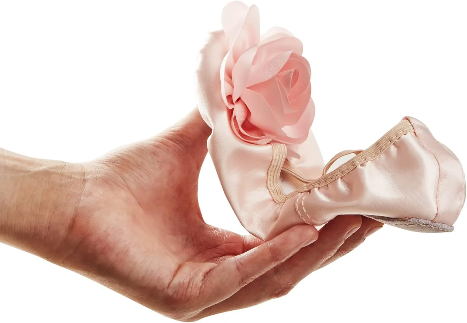 Ballet Shoes for Girls - Non-Slip Pink Ballet Slippers for Girls with Leather Split Soles ?C Durable, Comfort-Fit Satin Girls Ballet Shoes for Toddler Girls ?C Toddler Ballet Shoes