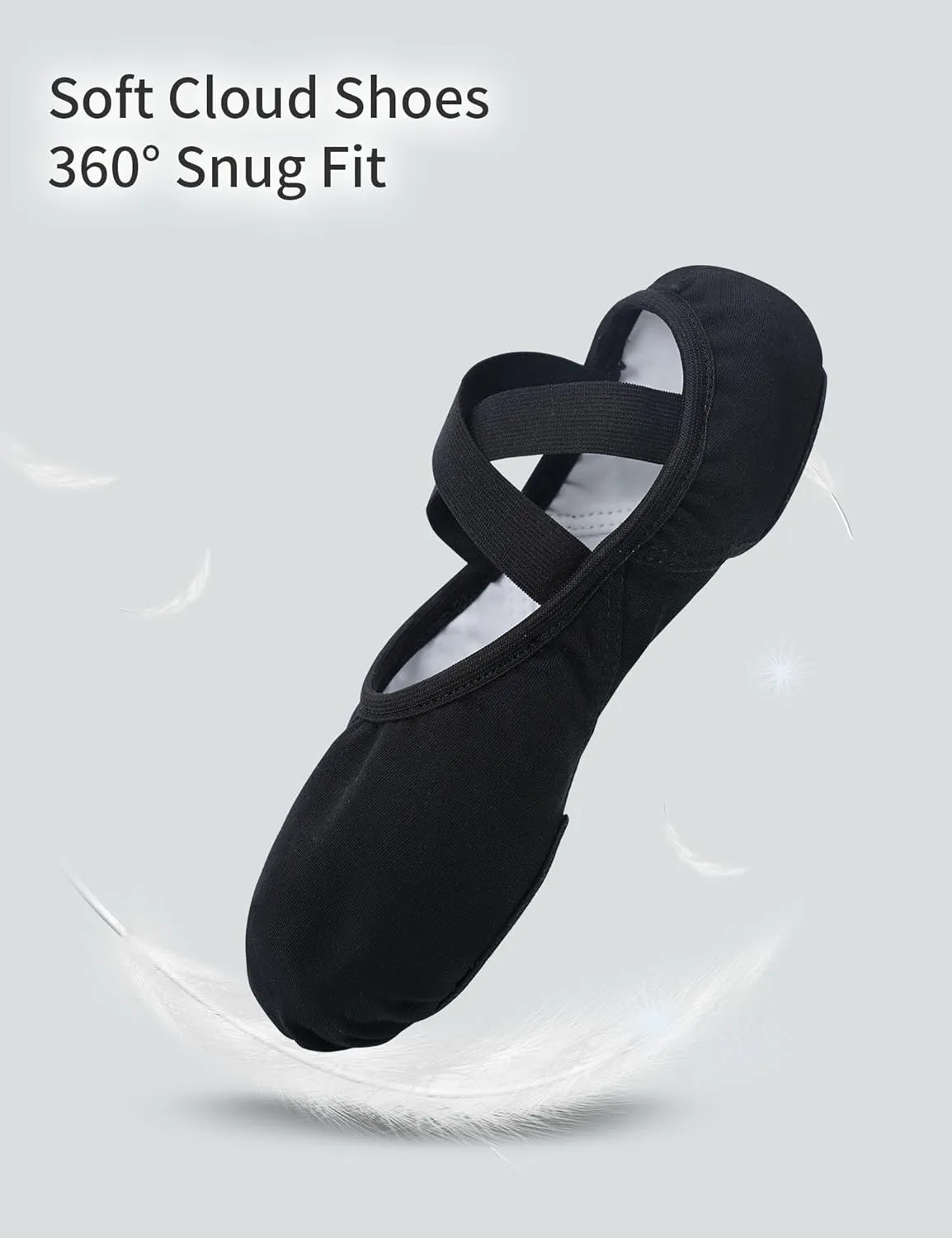 Ballet Shoes for Girls, Stretchy Girls Ballet Slippers for Dance, Gymnastic
