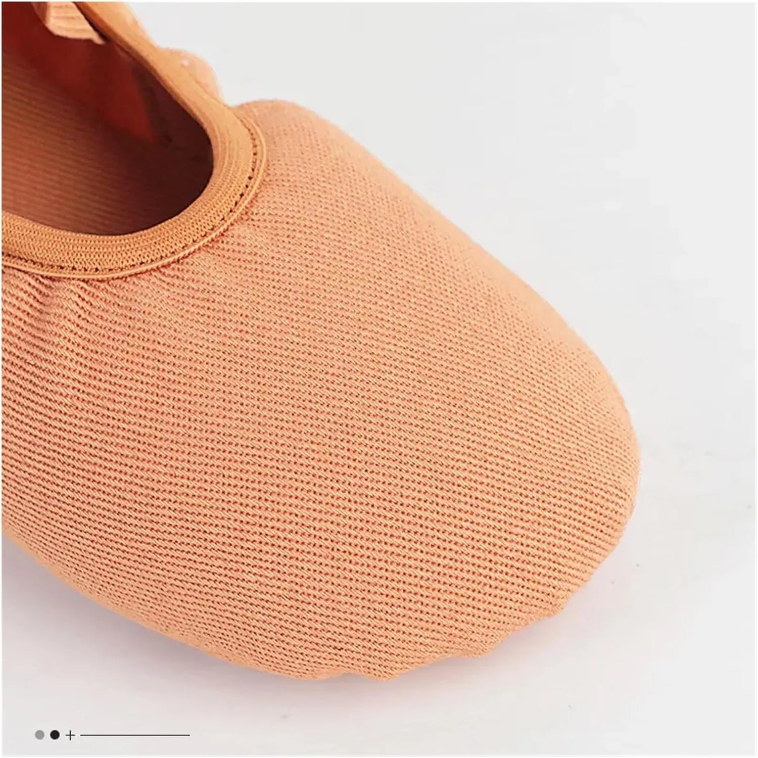 Ballet Shoes Girls Women Ballet Shoes Stretch Ballet Flats Lace Canvas Dance Slippers Elastic Split Soft Sole Ballet Dance Shoe for Kids for Girls Toddler Ballet Slippers(Brown,35)