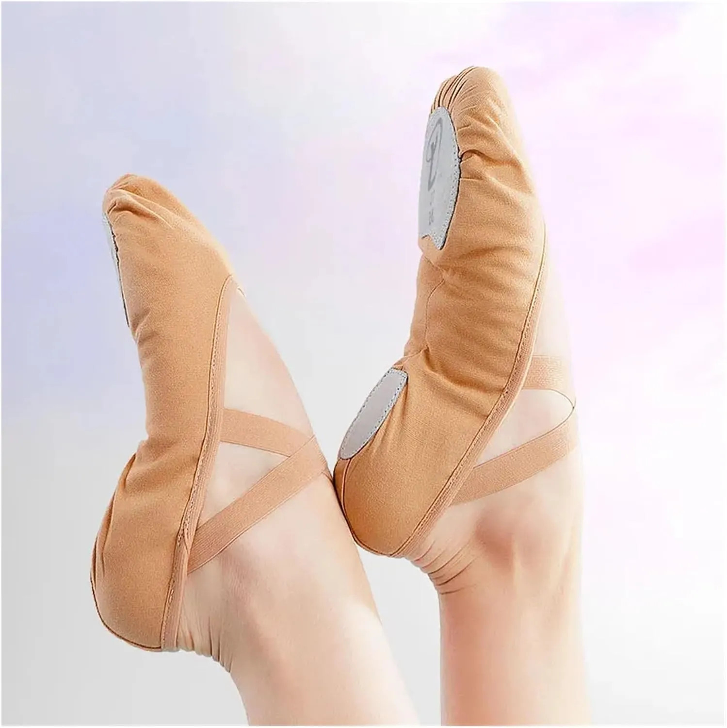 Ballet Shoes Women Ballet Shoes Dance Adult Children Ballet Slippers Soft Sole Professional Canvas Dance Training Shoes for Ballet for Girls Toddler Ballet Slippers(Red,36)
