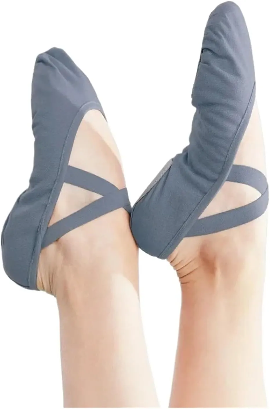 Ballet Shoes Women Ballet Shoes Dance Adult Children Ballet Slippers Soft Sole Professional Canvas Gymnastics Dance Training Shoes For Ballet For Girls Toddler Ballet Slippers(Light Green,30)