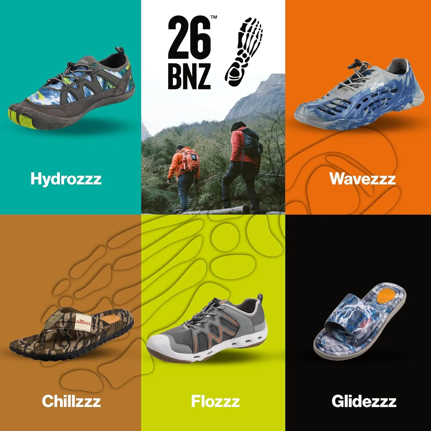 Bonezzz Hydrozzz Aqua Socks  Lightweight, Quick-Dry Water Shoes w/HydroPro Grip