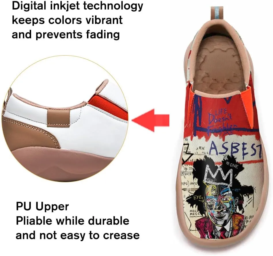 Boys Slip On Shoes Girls Loafers Cartoon Painted Sneakers