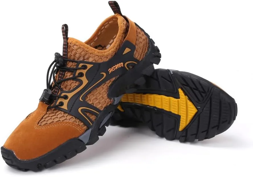 Calceus Mesh Quick Dry Water Shoes for Men Lightweight Outdoor Hiking Walking