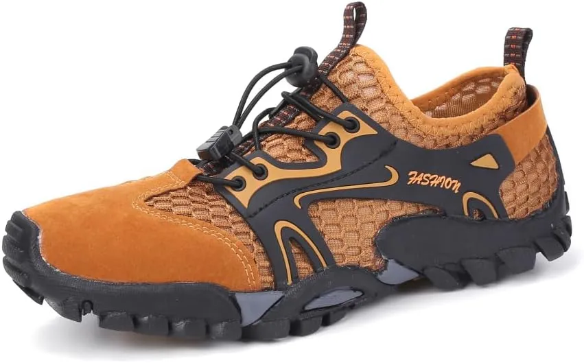 Calceus Mesh Quick Dry Water Shoes for Men Lightweight Outdoor Hiking Walking