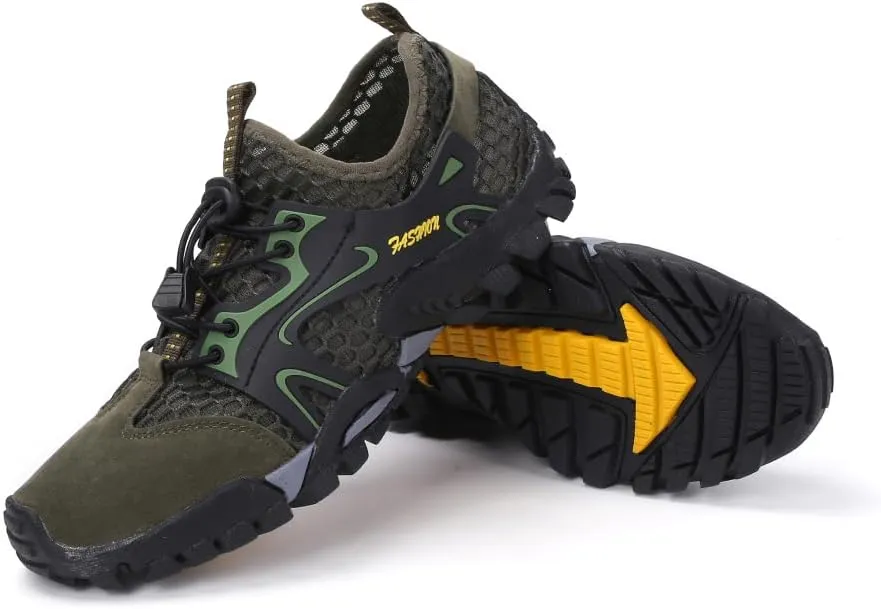 Calceus Mesh Quick Dry Water Shoes for Men Lightweight Outdoor Hiking Walking