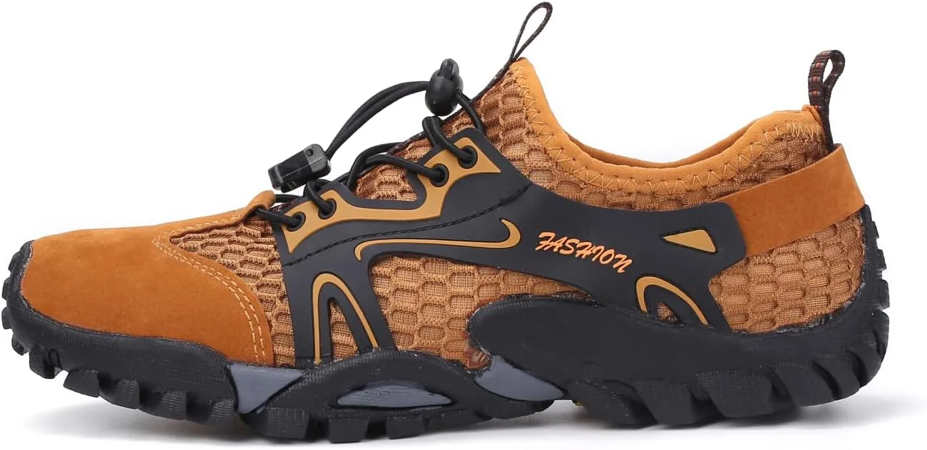 Calceus Mesh Quick Dry Water Shoes for Men Lightweight Outdoor Hiking Walking
