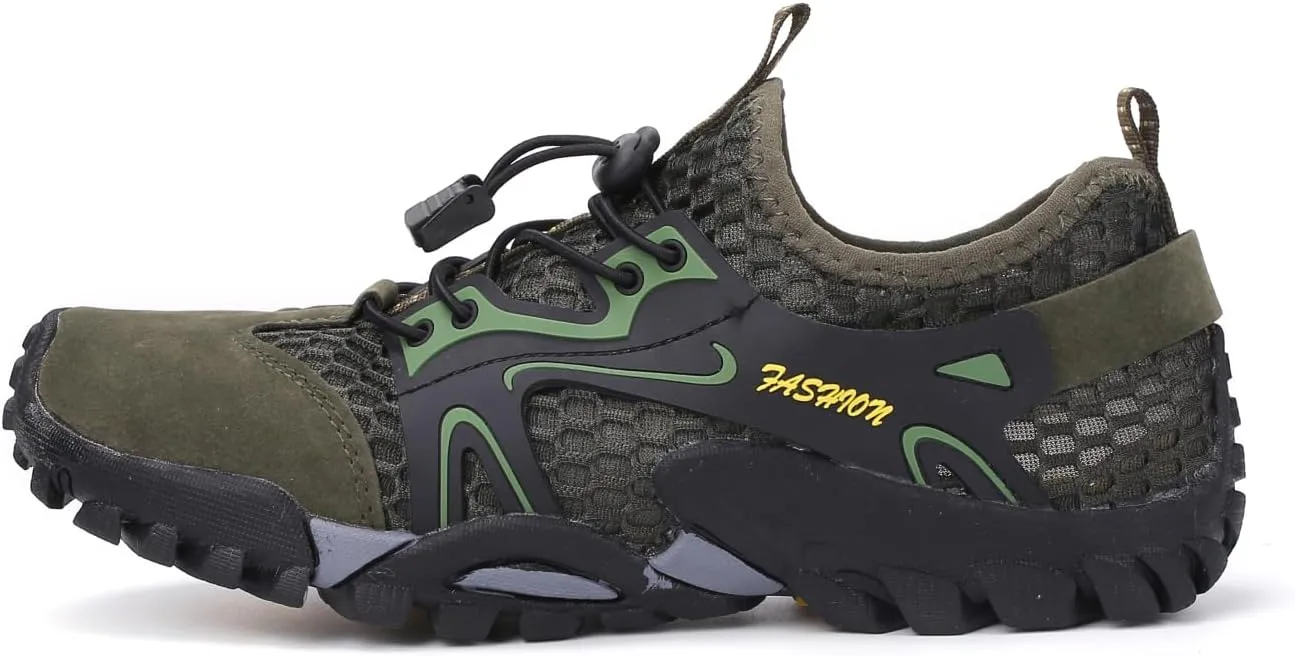Calceus Mesh Quick Dry Water Shoes for Men Lightweight Outdoor Hiking Walking