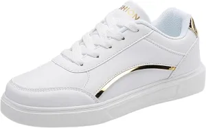 Classic Athletic Skateboard Sneakers for Women Comfort Non Slip Work Sport Athletic Shoes Jogger Running Shoe