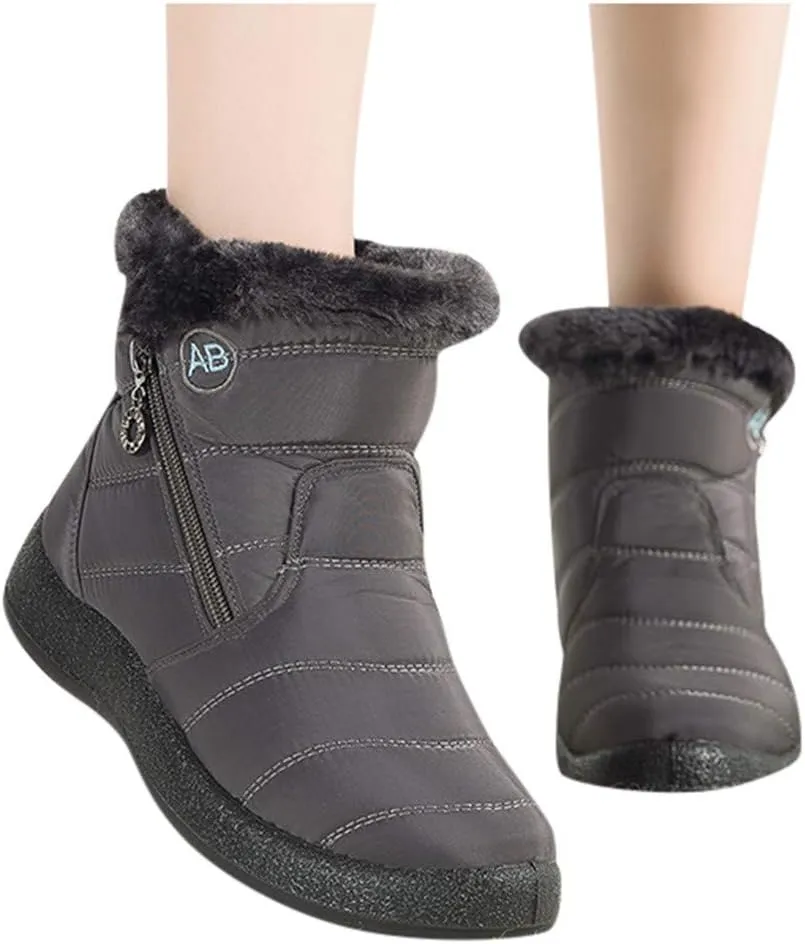 Cute Winter Boots Size 4 Woman Women's Black Waterproof Snow Boots Women Waterproof Winter Boots Woman Waterproof Snow Boots Botas De Invierno Para Mujer Para El Agua