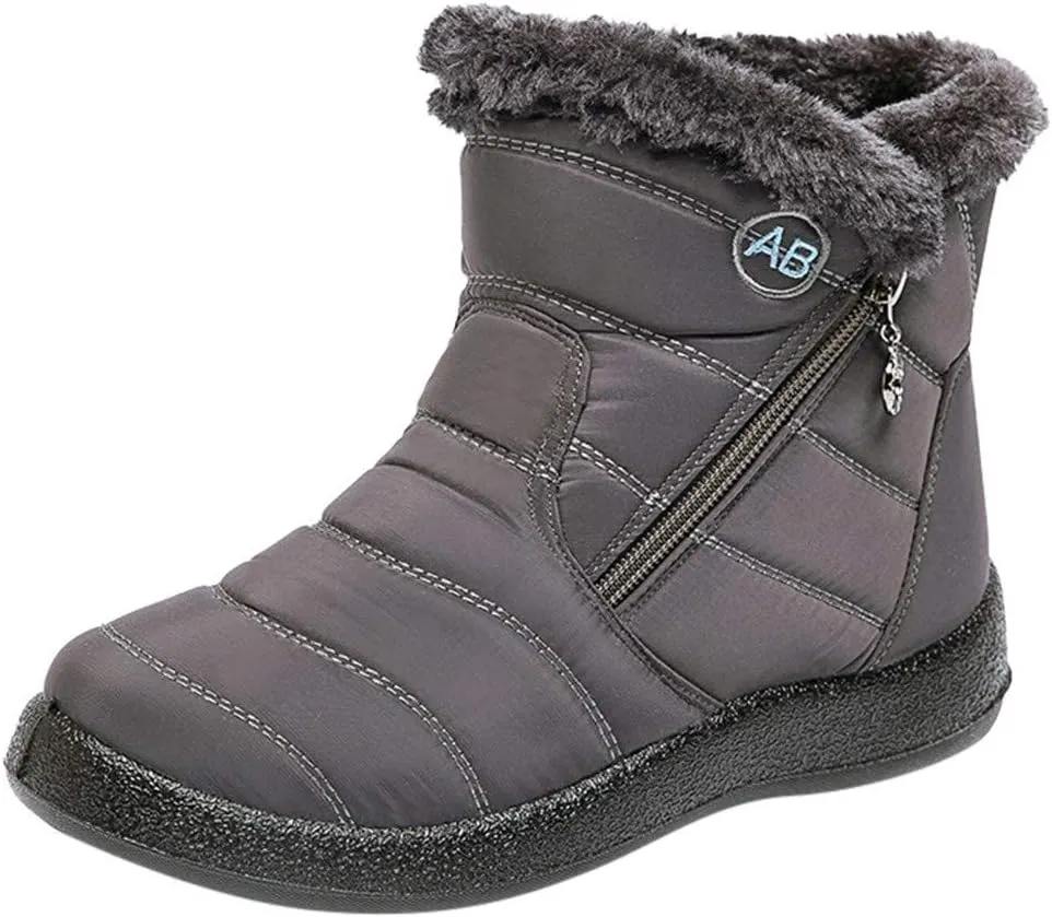 Cute Winter Boots Size 4 Woman Women's Black Waterproof Snow Boots Women Waterproof Winter Boots Woman Waterproof Snow Boots Botas De Invierno Para Mujer Para El Agua