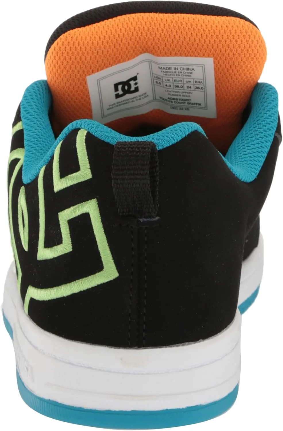DC Unisex-Child Court Graffik Youth Skate Shoe