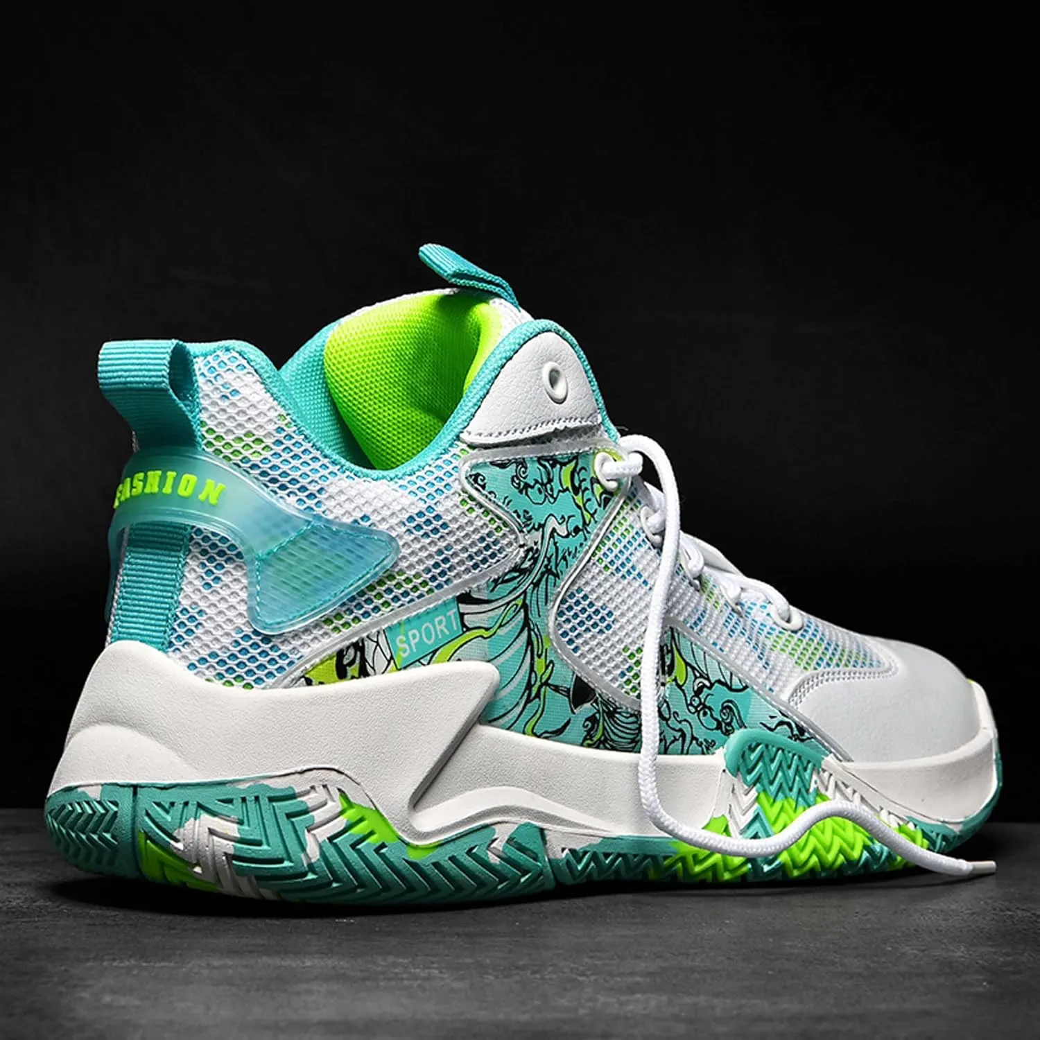General Practical Anti Slip Basketball Shoes, Indoor or Outdoor Training Shoes, Outdoor Shoes, Breathable Cushioning Shoes
