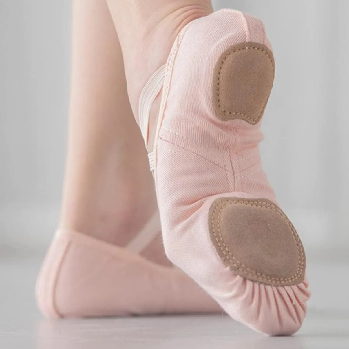 Healifty Adult Women Ballet 3pcs Women Ballet Flats Girls Kids Ballet Shoes Ballet Practice Shoes Leather Ballet Slippers Leather Dance Shoes Canvas Dance Shoes Soft Sole Shoes Yoga Shoes Child
