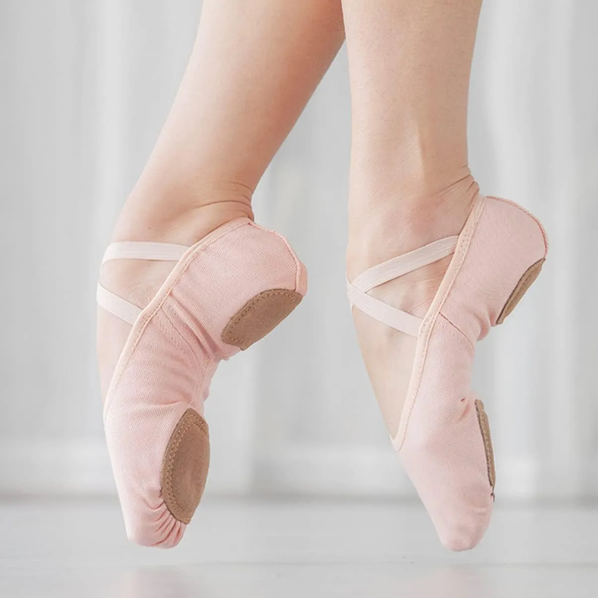 Healifty Adult Women Ballet 3pcs Women Ballet Flats Girls Kids Ballet Shoes Ballet Practice Shoes Leather Ballet Slippers Leather Dance Shoes Canvas Dance Shoes Soft Sole Shoes Yoga Shoes Child