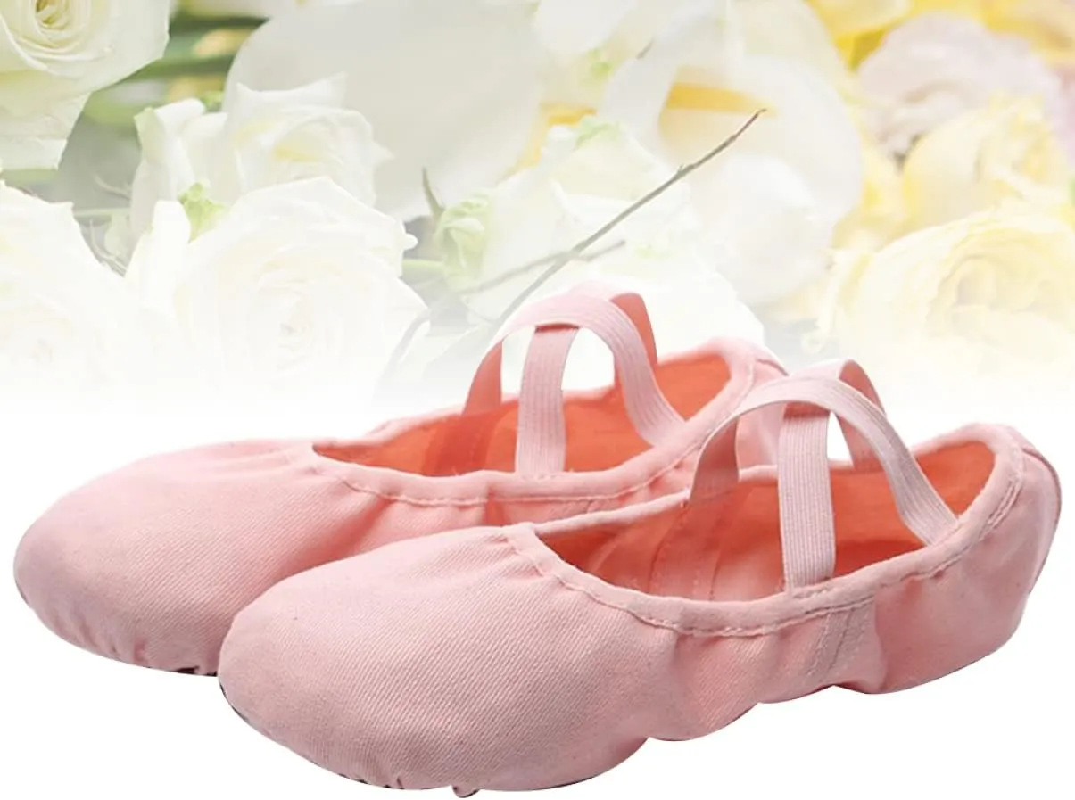 Healifty Adult Women Ballet 3pcs Women Ballet Flats Girls Kids Ballet Shoes Ballet Practice Shoes Leather Ballet Slippers Leather Dance Shoes Canvas Dance Shoes Soft Sole Shoes Yoga Shoes Child