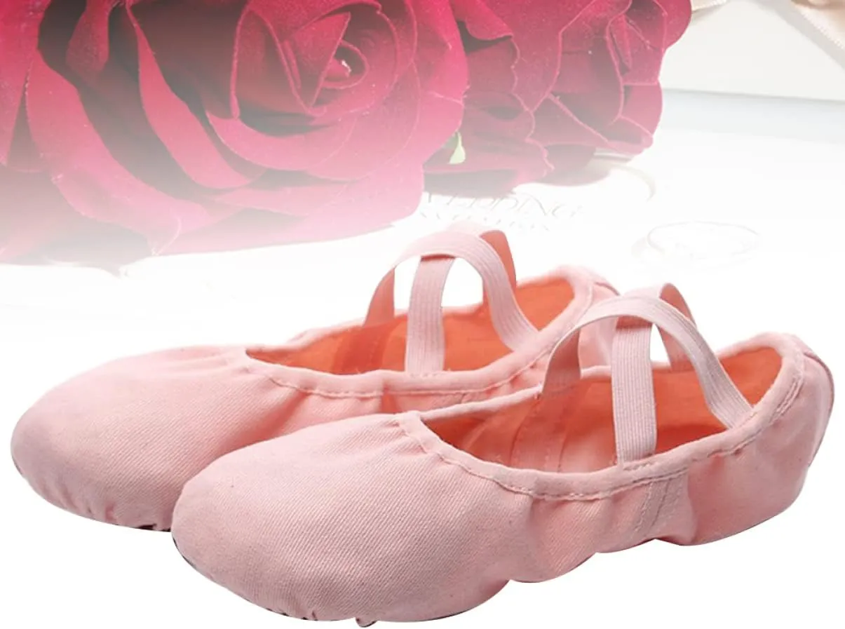 Healifty Adult Women Ballet 3pcs Women Ballet Flats Girls Kids Ballet Shoes Ballet Practice Shoes Leather Ballet Slippers Leather Dance Shoes Canvas Dance Shoes Soft Sole Shoes Yoga Shoes Child