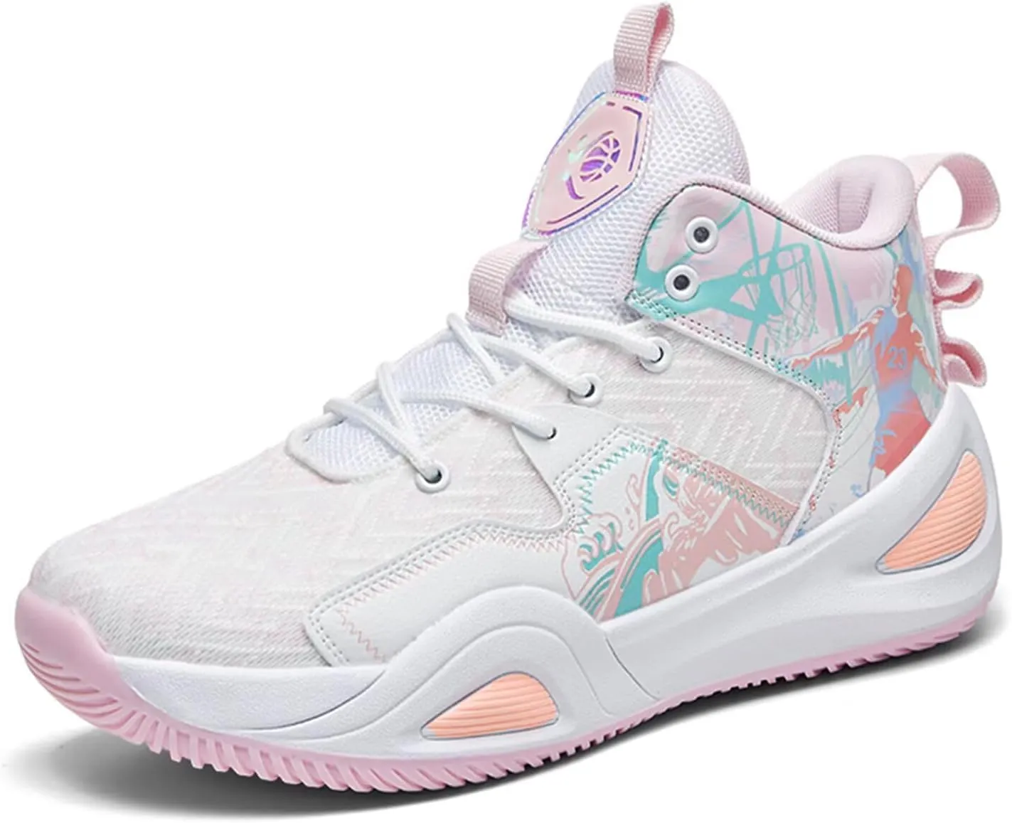 High-Top Basketball Shoes Mens Womens Fashion Sneakers Breathable Non Slip Volleyball Tennis Sport Outdoor Indoor