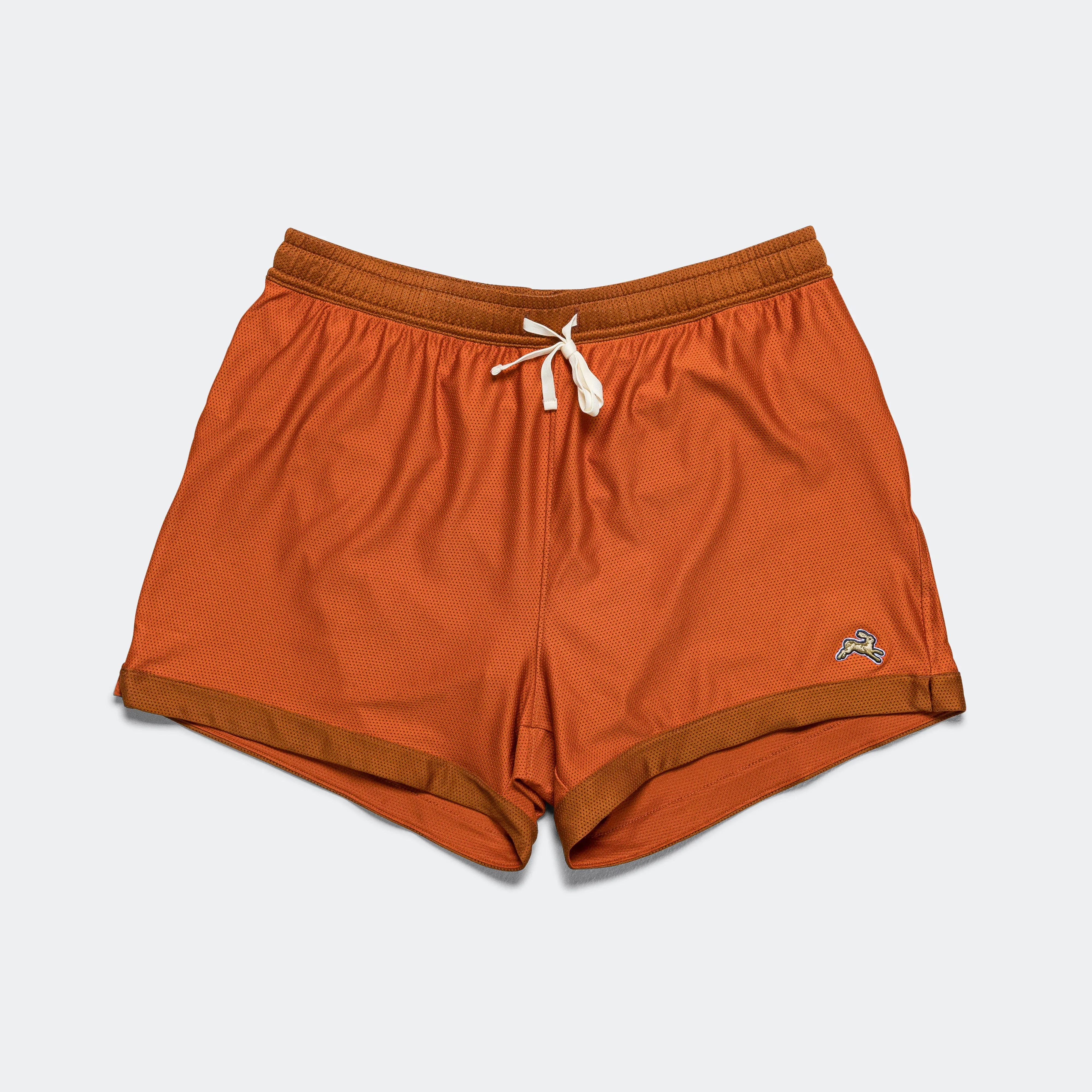 Mens Van Cortlandt Grand Shorts - Brick Red/Caramel