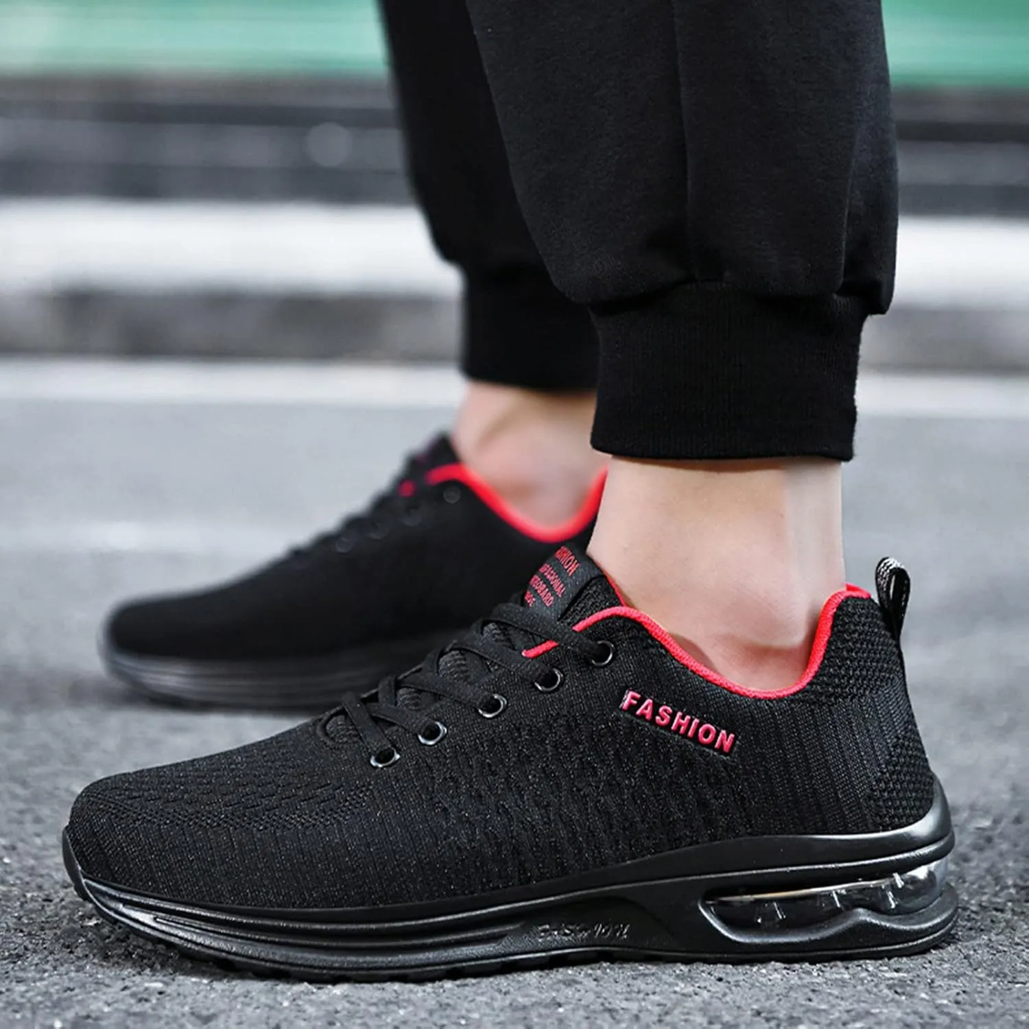 Mens Walking Shoes Badminton Shoes Men Lightweight Breathable Slip on Running Slip on Mens Athletic Running Tennis Men Sneakers New