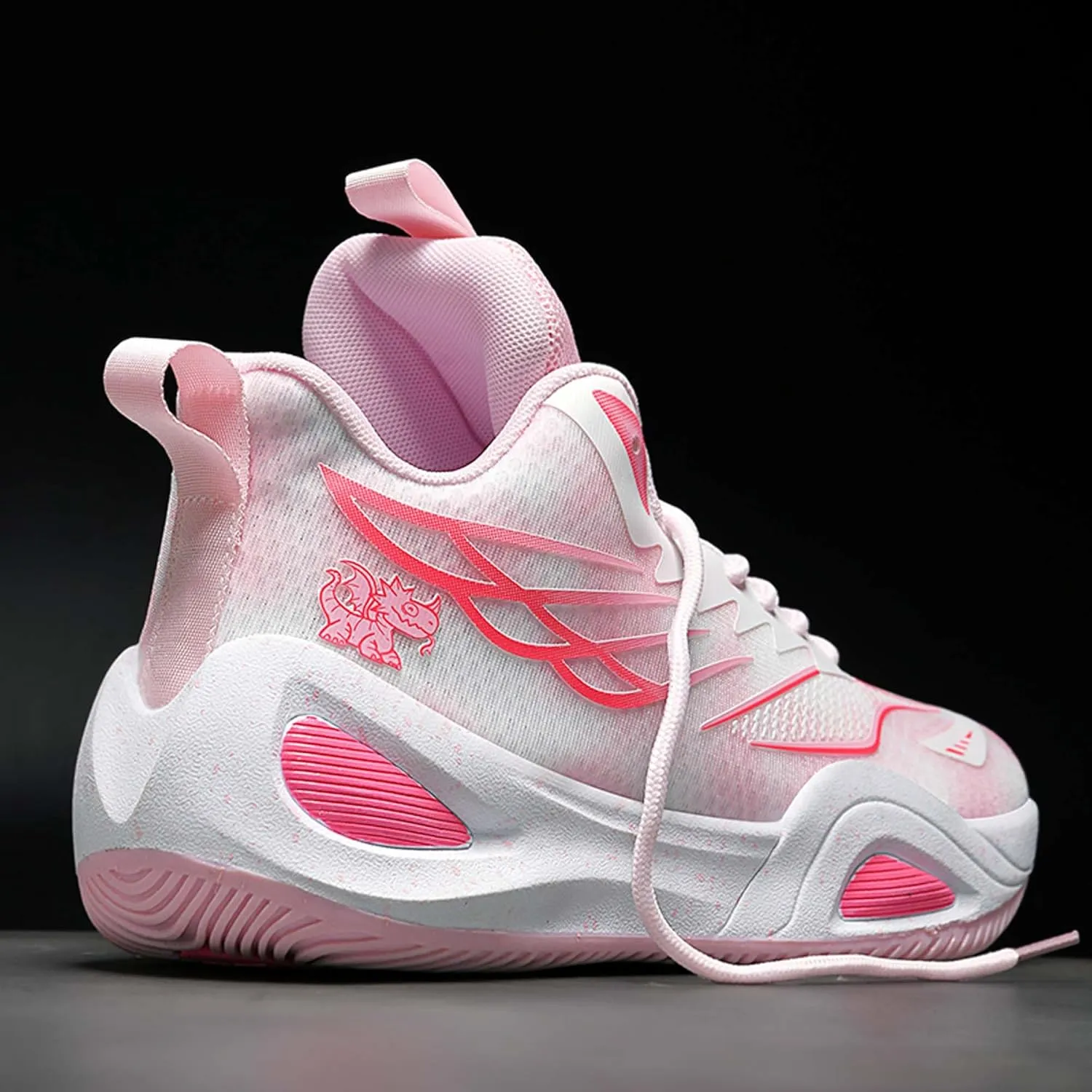 Mens Womens Couples Lace Up Mid Top Casual Sneakers Rubber Sole Non Slip Basketball Sneakers Comfortable and Breathable Running ShoesWear Resistant and Durable Fitness Training Shoes Walking Shoes