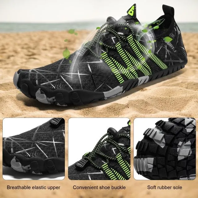 Padgene Men Women Barefoot Water Shoes Quick Dry Unisex Aqua Shoes