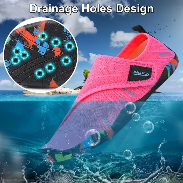 Padgene Men Women Barefoot Water Shoes Quick Dry Unisex Aqua Shoes