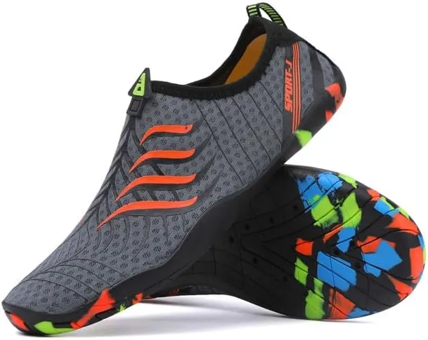 Padgene Men Women Barefoot Water Shoes Quick Dry Unisex Aqua Shoes