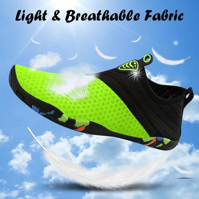 Padgene Men Women Barefoot Water Shoes Quick Dry Unisex Aqua Shoes
