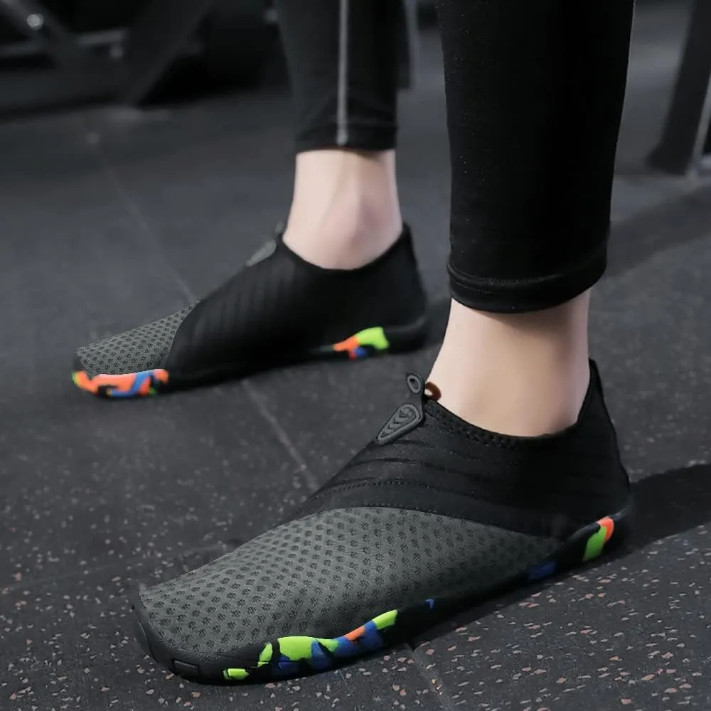 Padgene Men Women Barefoot Water Shoes Quick Dry Unisex Aqua Shoes