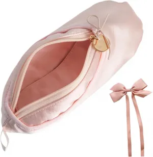Pink Ballet Dance Recital Gifts for Girls Women, Ballet Slipper Shoe Pouch Ballerina Makeup Bag Dancer Stuff (Hair Accessories B)