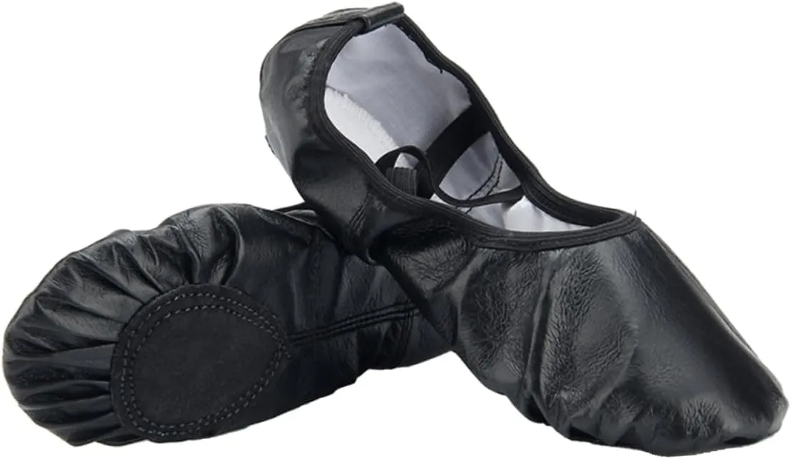 PRETYZOOM Jazz Shoes Ballet Shoe Gymnastics Shoes Gymnastic Shoes Jazz Shoe Yoga Footwear Dance Shoes Black Ballet Yoga Shoes Oxhide Ballet Slipper Aldult Dancing Shoes Exercise Shoes Child