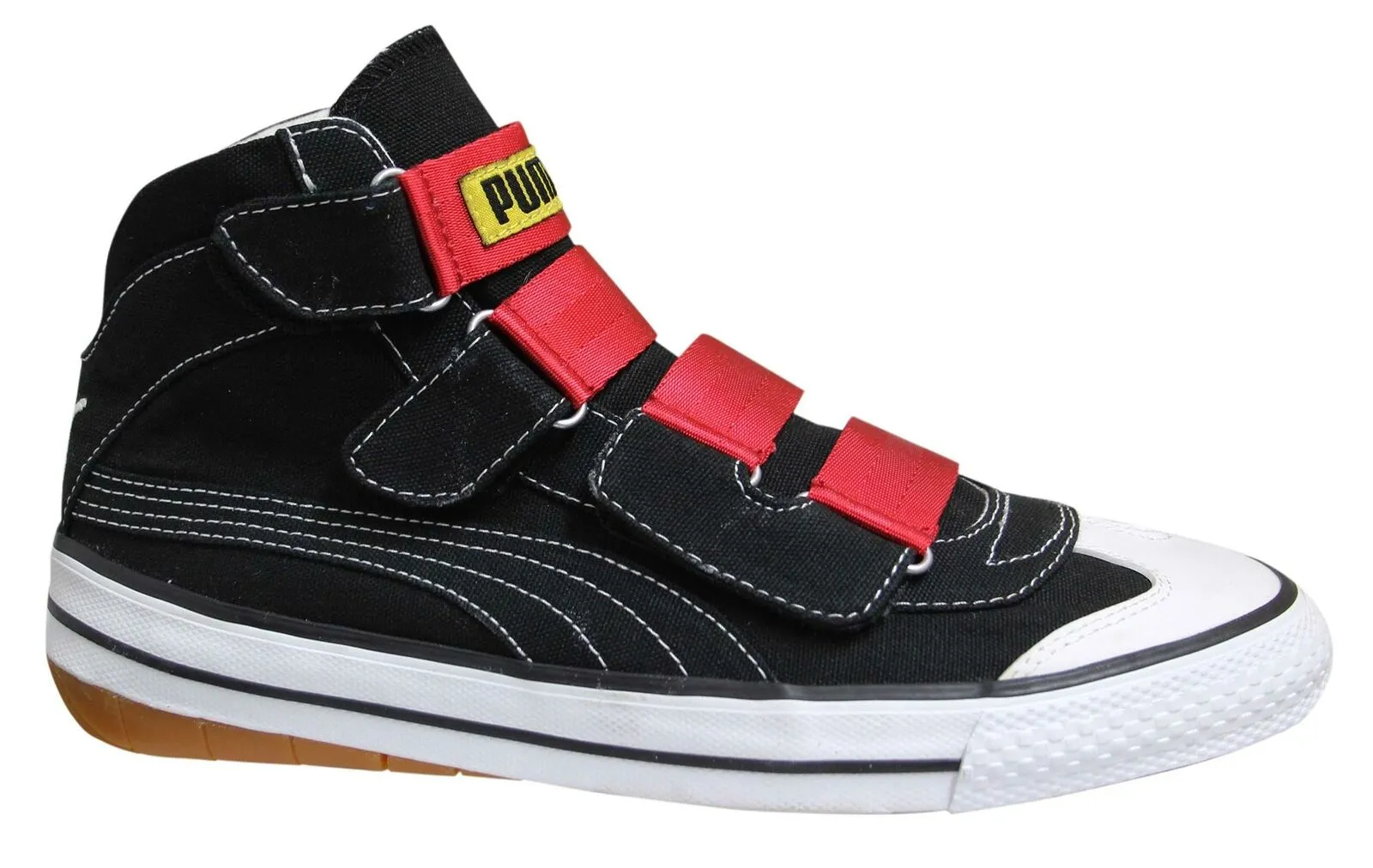 Puma 917 Mid Seatbelt 3 Strap Hook & Loop Canvas Mens Trainers 352196 01