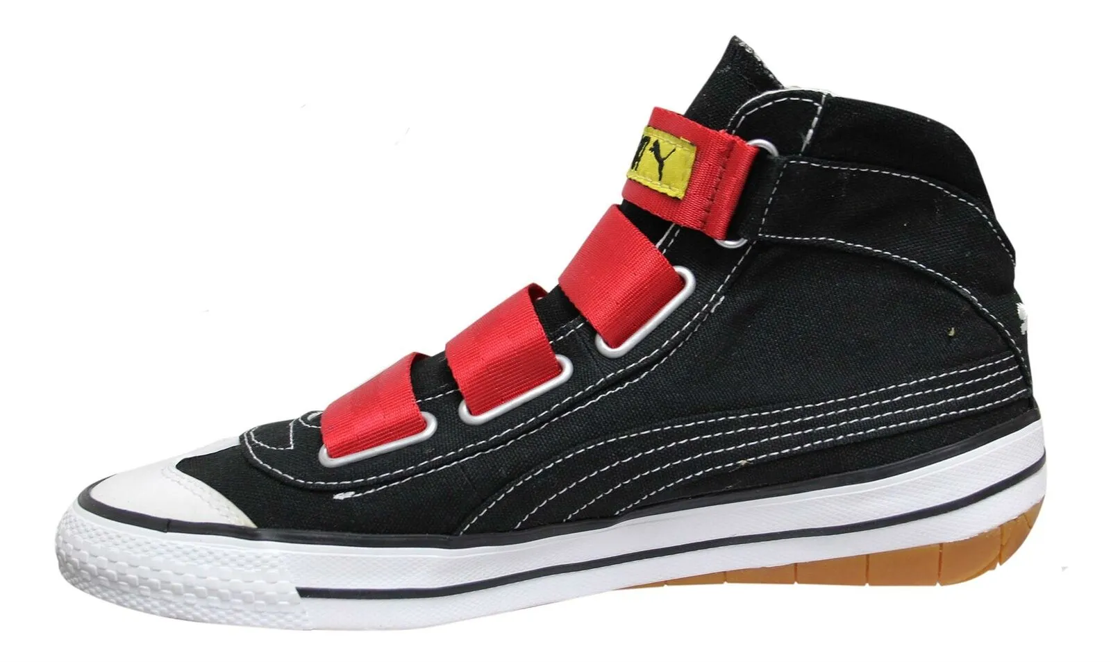 Puma 917 Mid Seatbelt 3 Strap Hook & Loop Canvas Mens Trainers 352196 01
