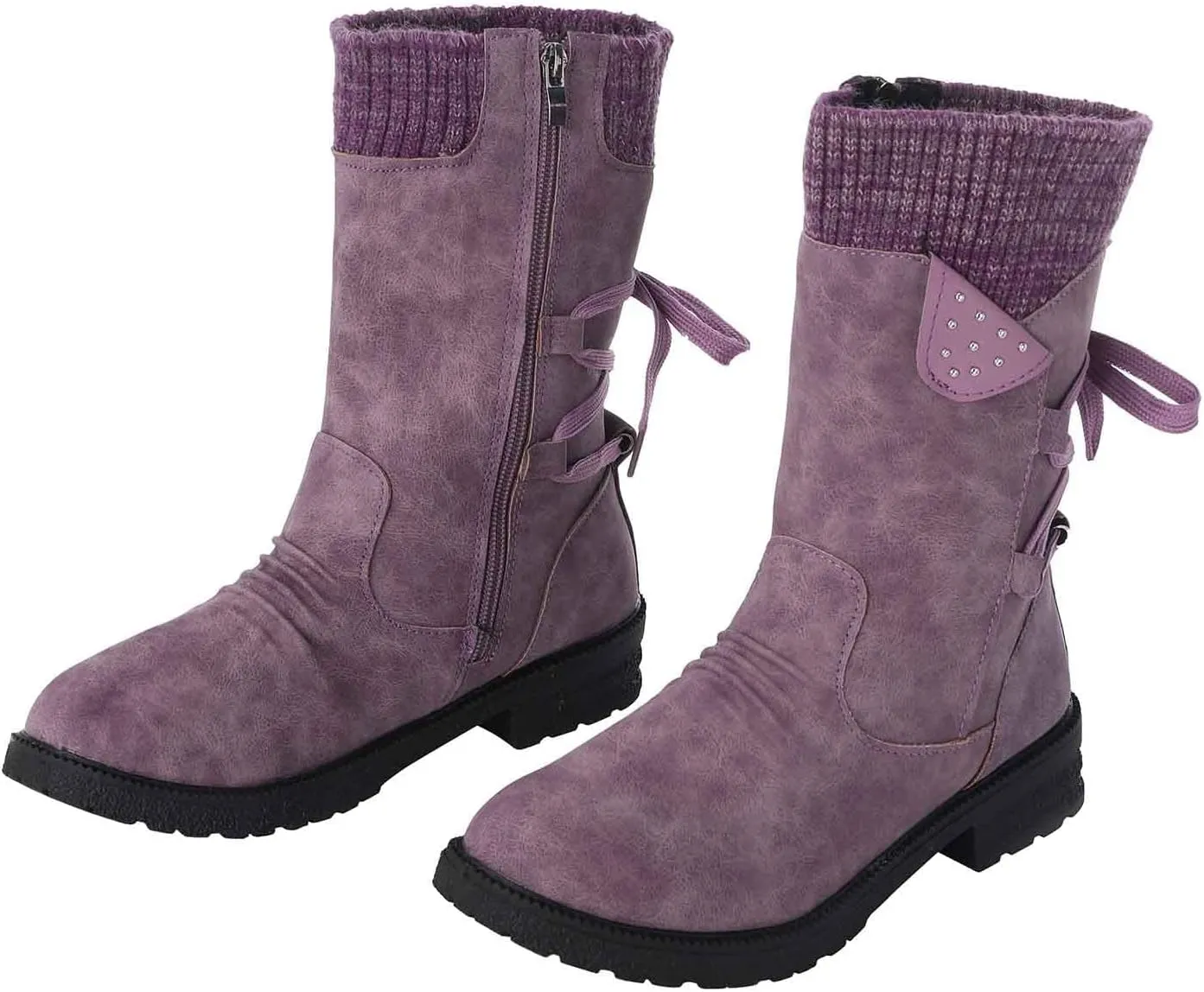 Snow Boot for Women with Zipper Winter Boots Women Waterproof Womens Winter Waterproof Boots Zapatos De Nieve Para Mujer Botas De Trabajo Antideslizantes Y Waterproof Para Mujer