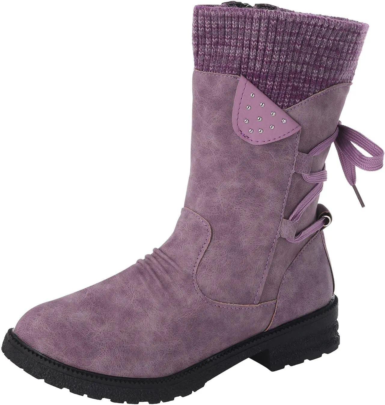 Snow Boot for Women with Zipper Winter Boots Women Waterproof Womens Winter Waterproof Boots Zapatos De Nieve Para Mujer Botas De Trabajo Antideslizantes Y Waterproof Para Mujer