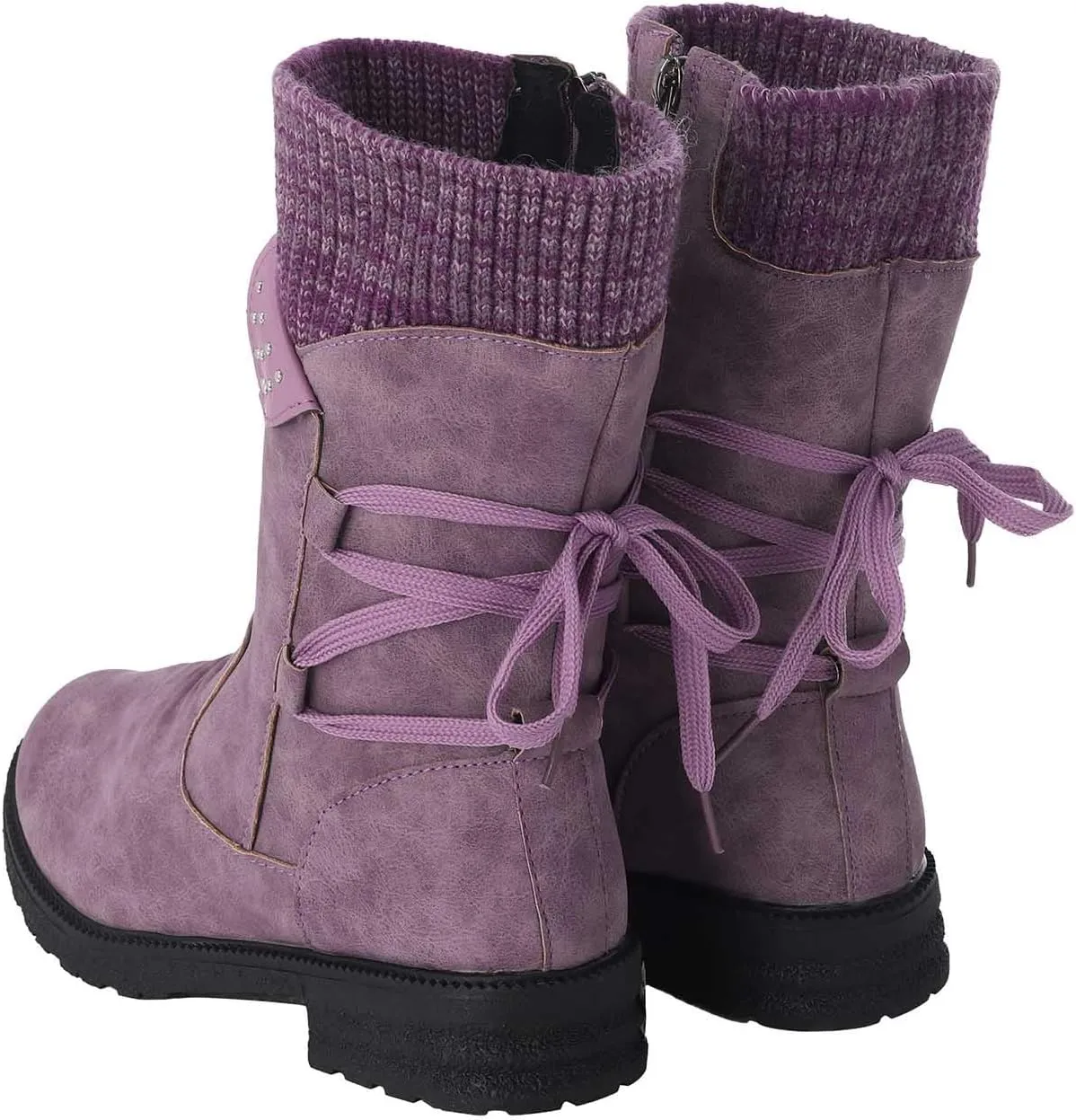 Snow Boot for Women with Zipper Winter Boots Women Waterproof Womens Winter Waterproof Boots Zapatos De Nieve Para Mujer Botas De Trabajo Antideslizantes Y Waterproof Para Mujer