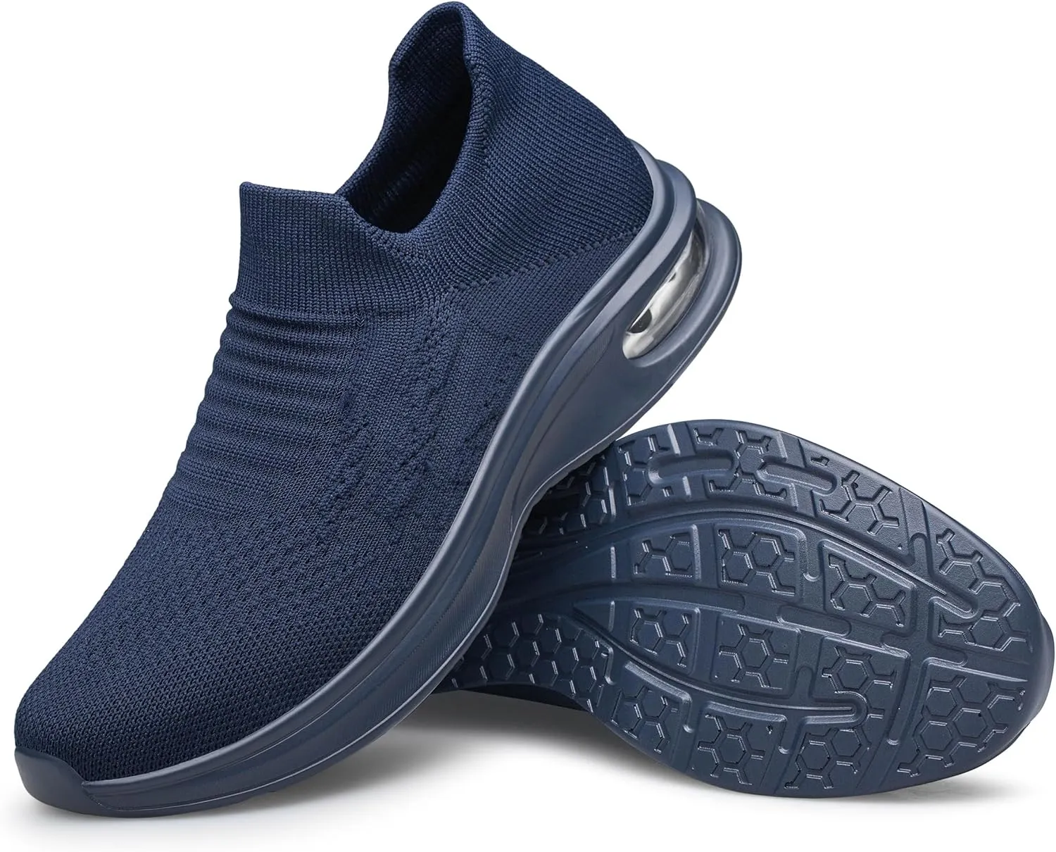 Vidbiv Slip on Shoes for Men, Casual Walking Lightweight Loafers, Breathable Men??s Shoes, Comfortable Hands Free Slip-on Shoes for Work, Traveling