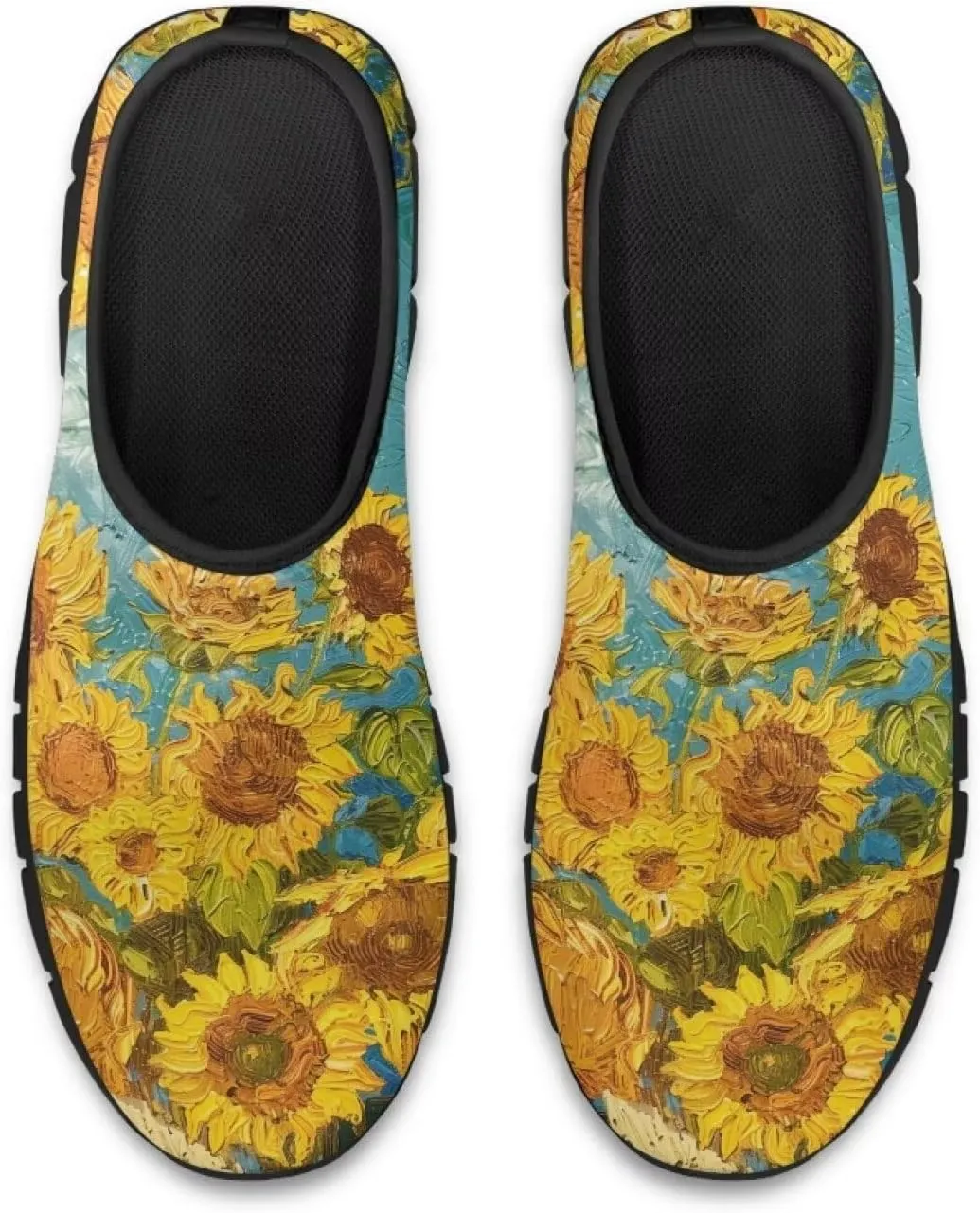 Walking Sneakers for Women Casual Slip On Shoes Black