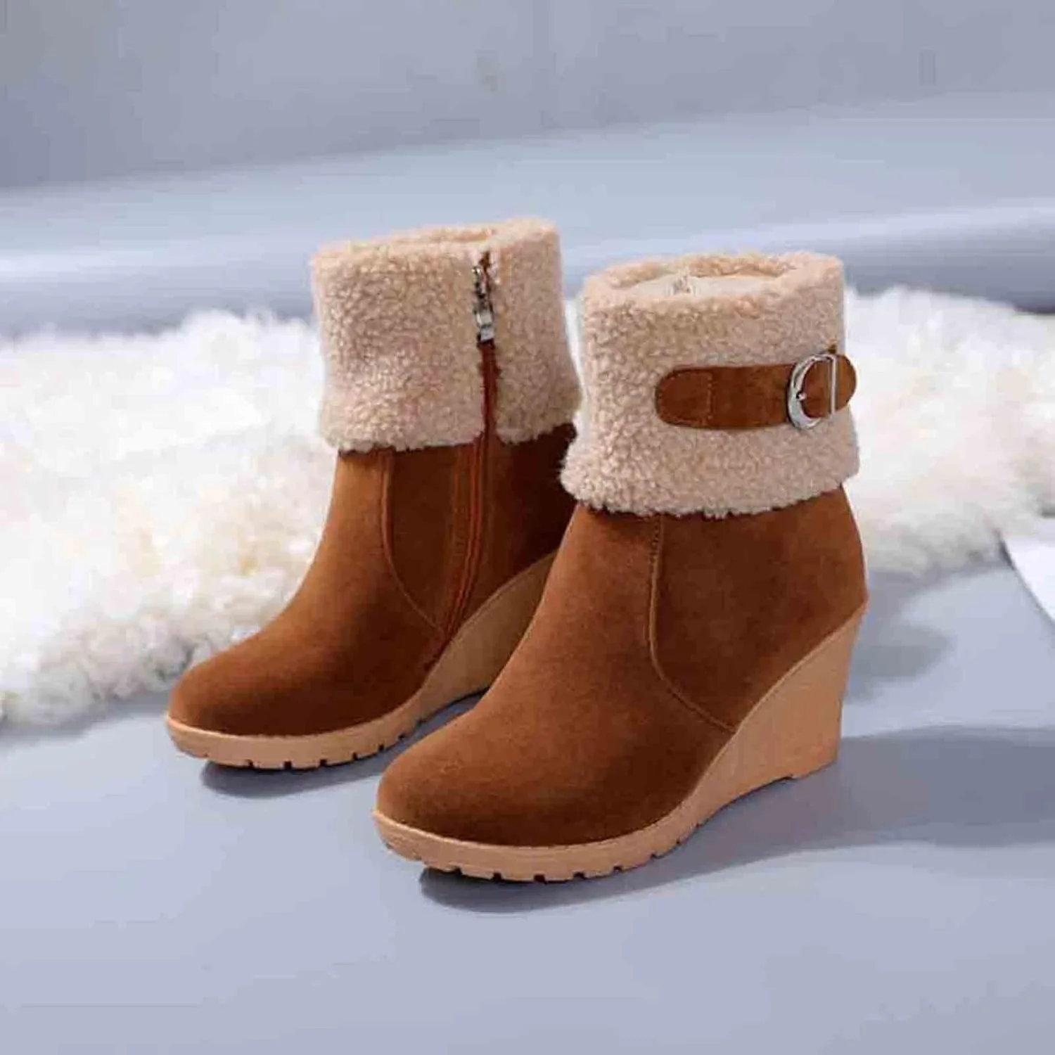 Women's Snow Boots Waterproof Winter Boots Boots Women's Fleece Thickened Warm Short Snow Boots Snow Boots Womens Waterproof Winter Womens Boots Waterproof Women 9 Wide Winter Boot