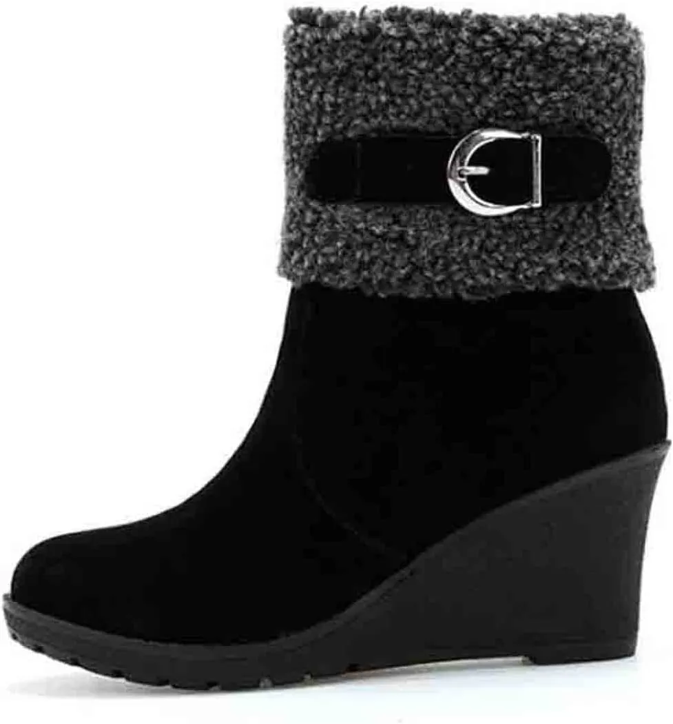 Women's Snow Boots Waterproof Winter Boots Boots Women's Fleece Thickened Warm Short Snow Boots Snow Boots Womens Waterproof Winter Womens Boots Waterproof Women 9 Wide Winter Boot